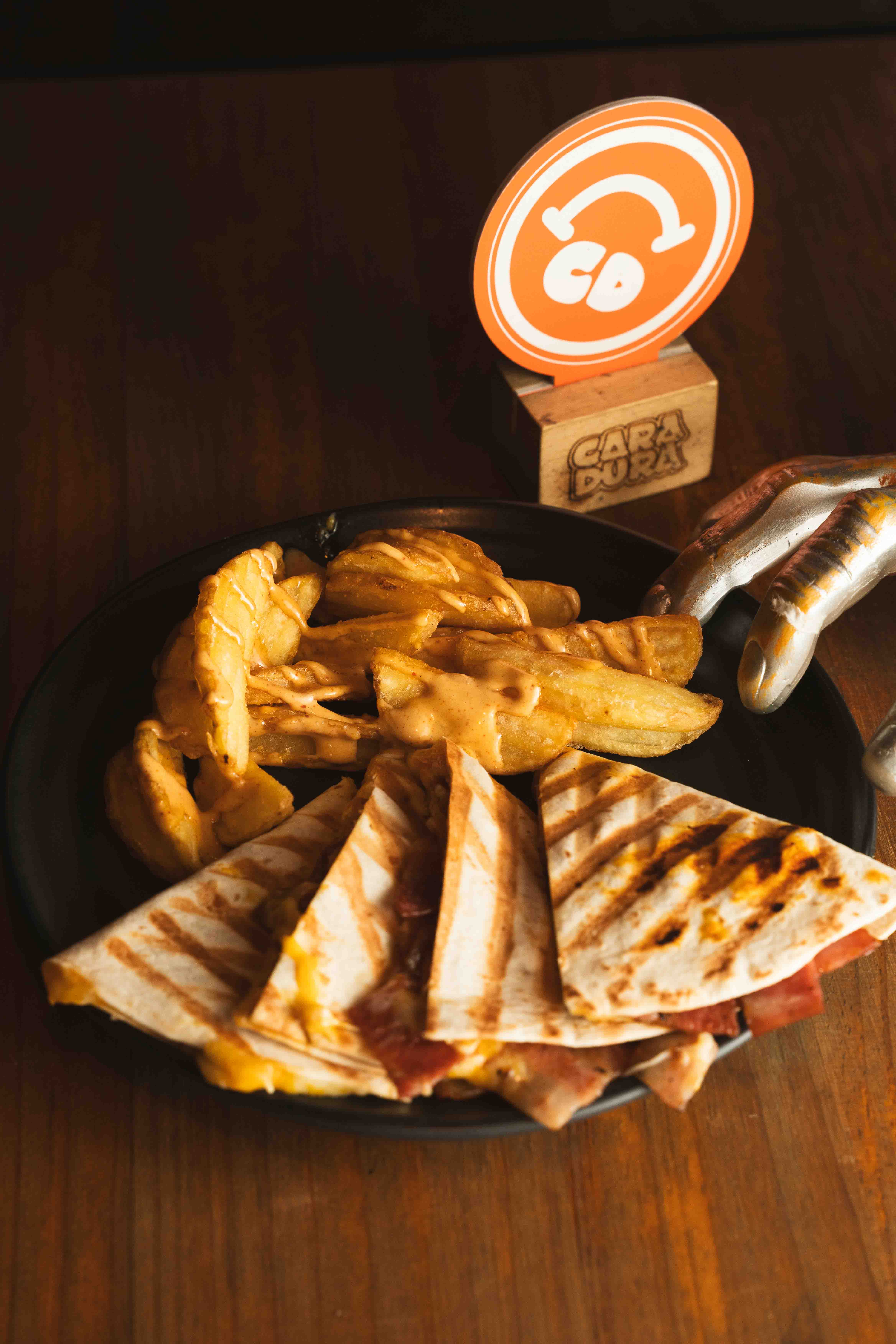 Quesadilla Bacon queso