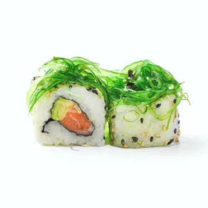 Salmón Wakame California Roll